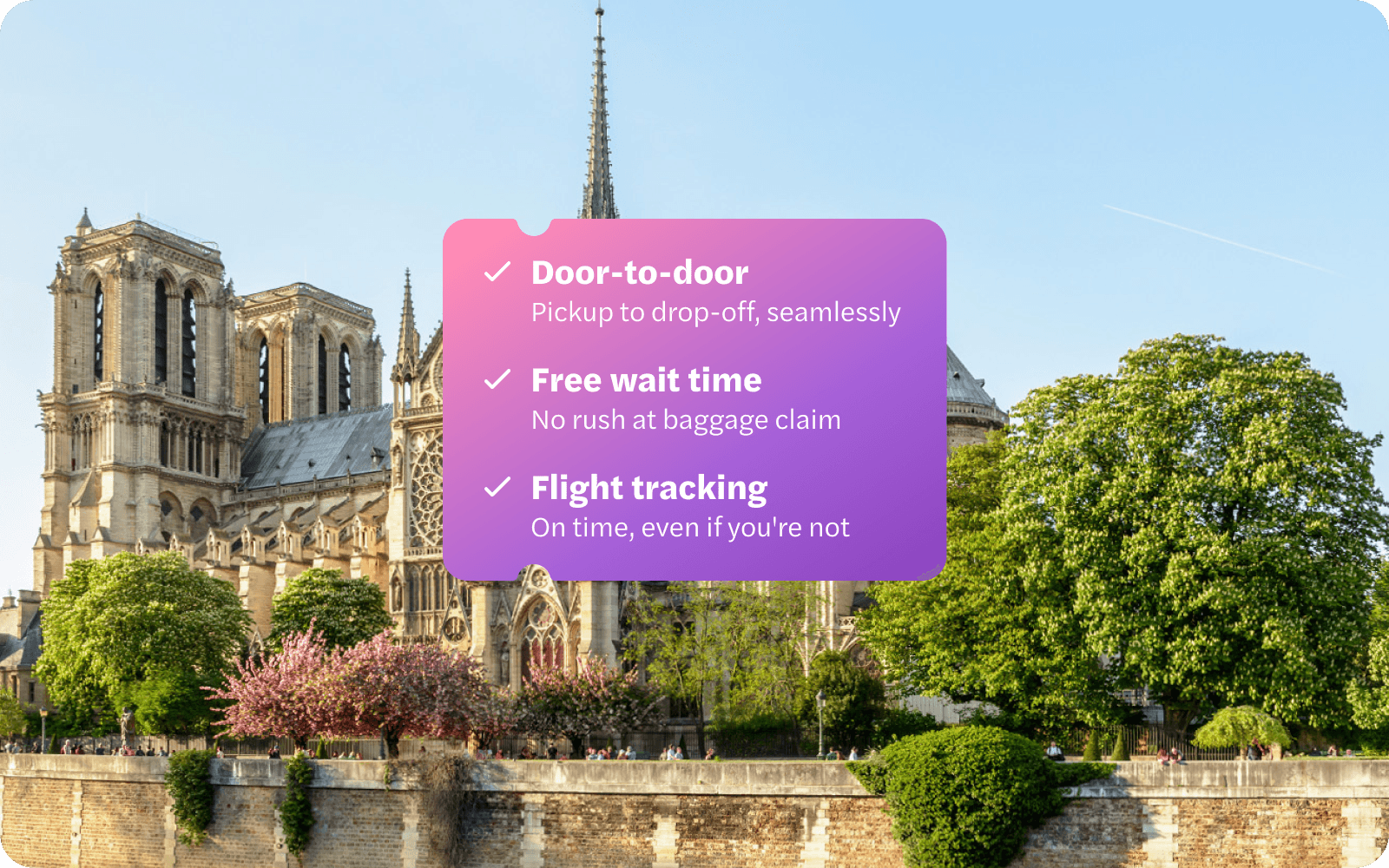 Orly Airport to/from Paris Private Transfer