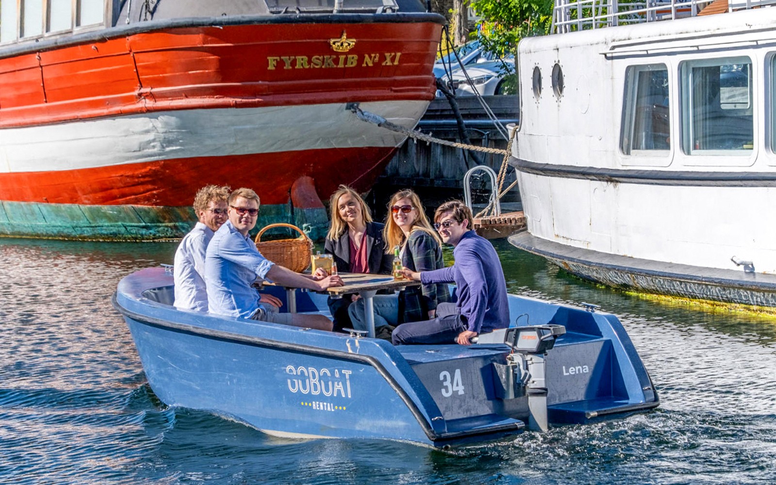 1/2/3-Hour Copenhagen Small Boat Rental