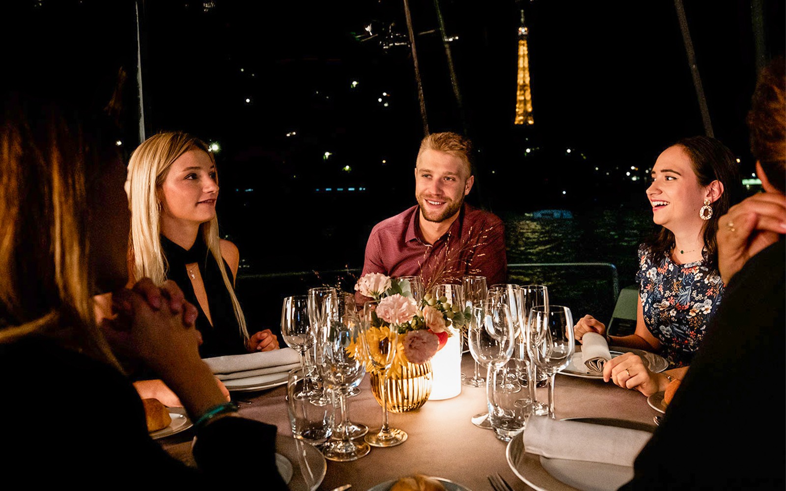 Bateaux Parisiens Seine River Dinner Cruise with French Premium Menu