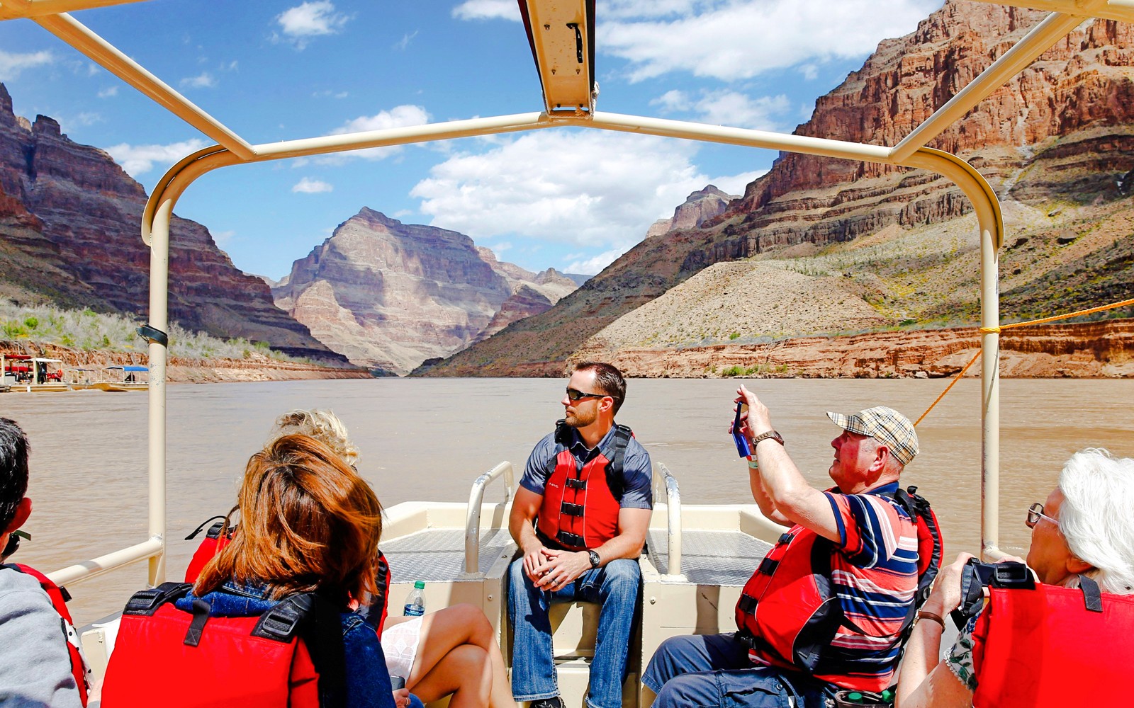 70- min Las Vegas to Grand Canyon West Airplane Tour with Helicopter Canyon Floor Landing & Pontoon Boat Ride — gallery 2
