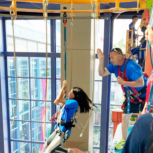 LiggettVille San Antonio: Fast Track + High Ropes Course, Zip Rail & Wall Climb — gallery 4
