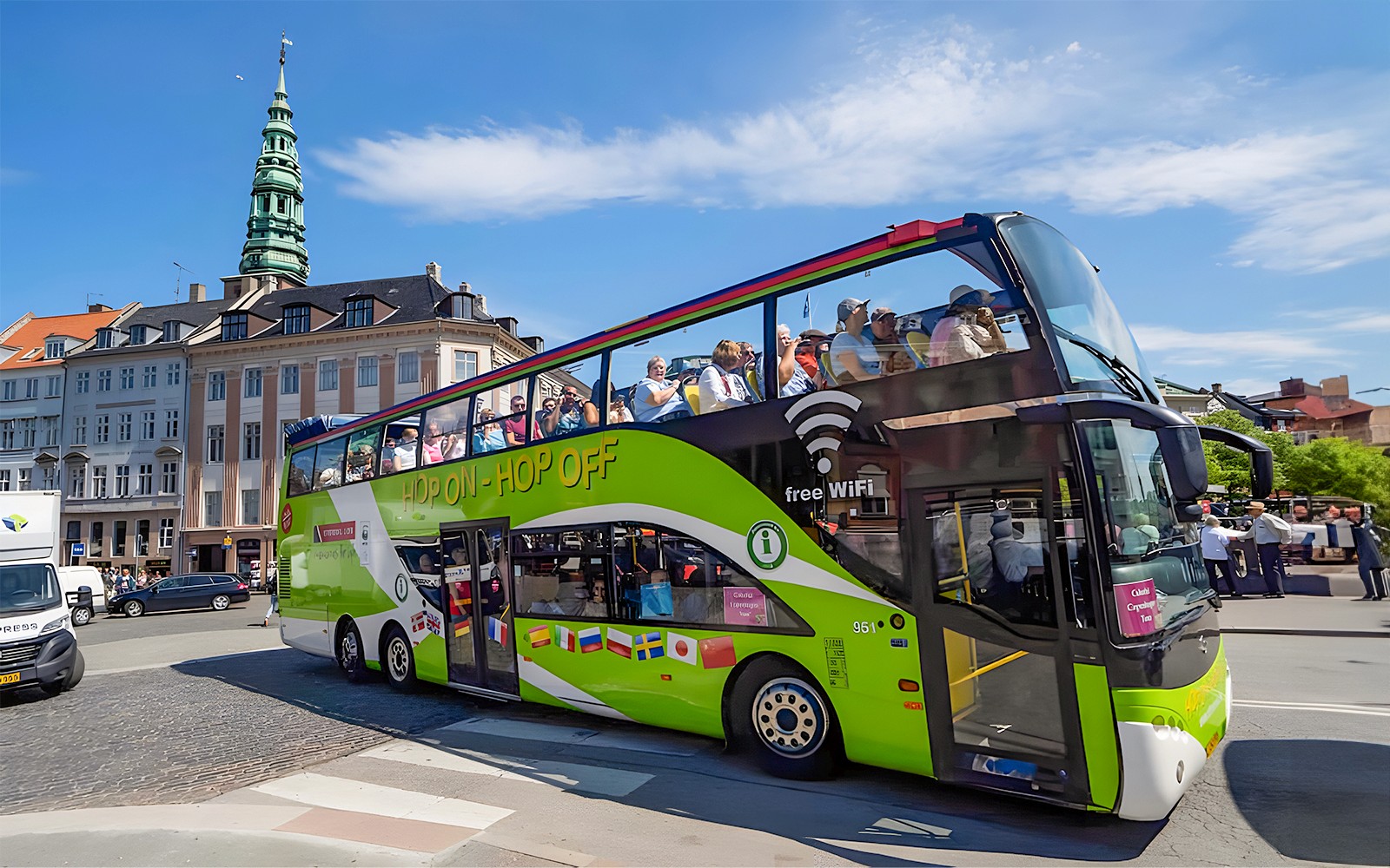 Combo: Copenhagen Hop-on Hop-off Bus Tour + Canal Cruise Tickets