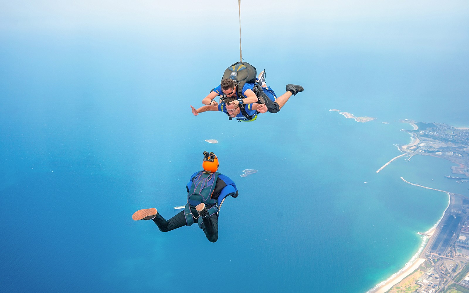 Tandem Skydive at Wollongong Beach