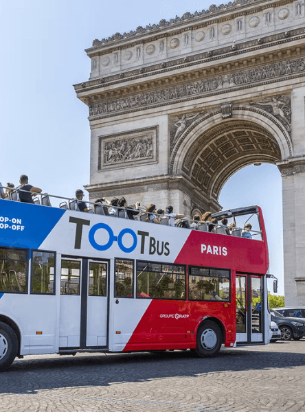 Tootbus: Paris Hop-on Hop-off Bus Tour (Optional Seine River Cruise)