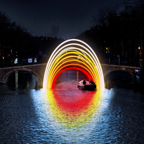 Amsterdam Light Festival: Covered Boat Cruise + Hot Choco — gallery 2