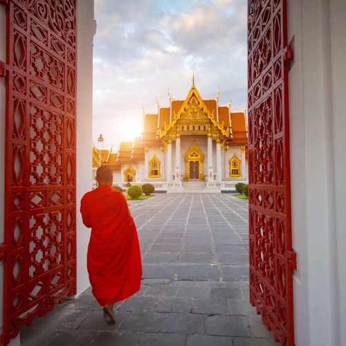Bangkok: Buddhist Monks Almsgiving, Flower Market & Wat Arun Private Tour — gallery 1
