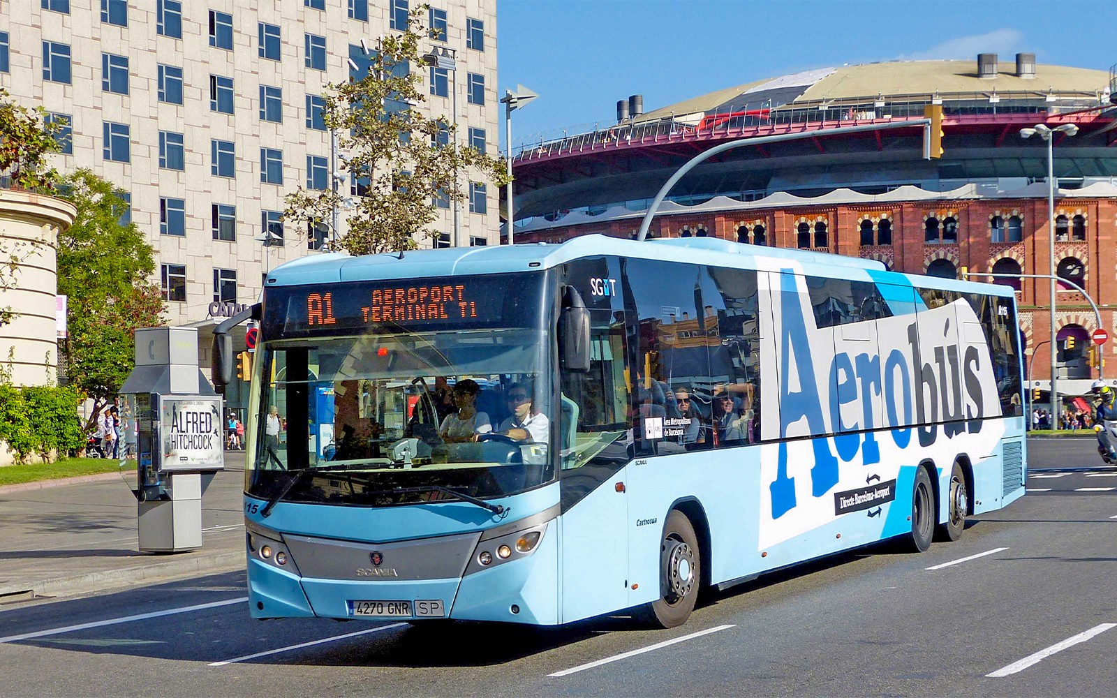 Aerobus Tickets: Barcelona Airport to/from Plaça Catalunya