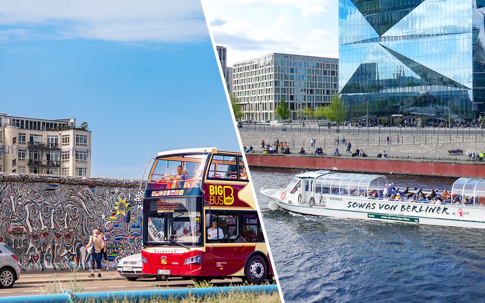 Combo (Save 14%): Berlin Hop-On Hop-Off Bus Tour + Spree River Cruise — gallery 1