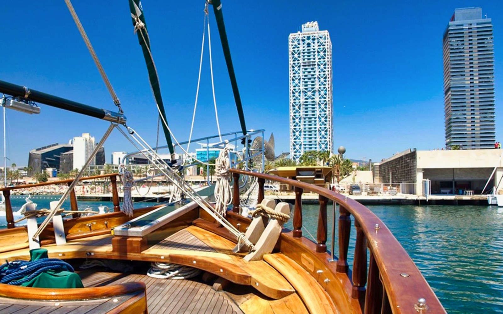 Helicopter Flight, Walking Tour, & Boat Cruise in Barcelona — gallery 4