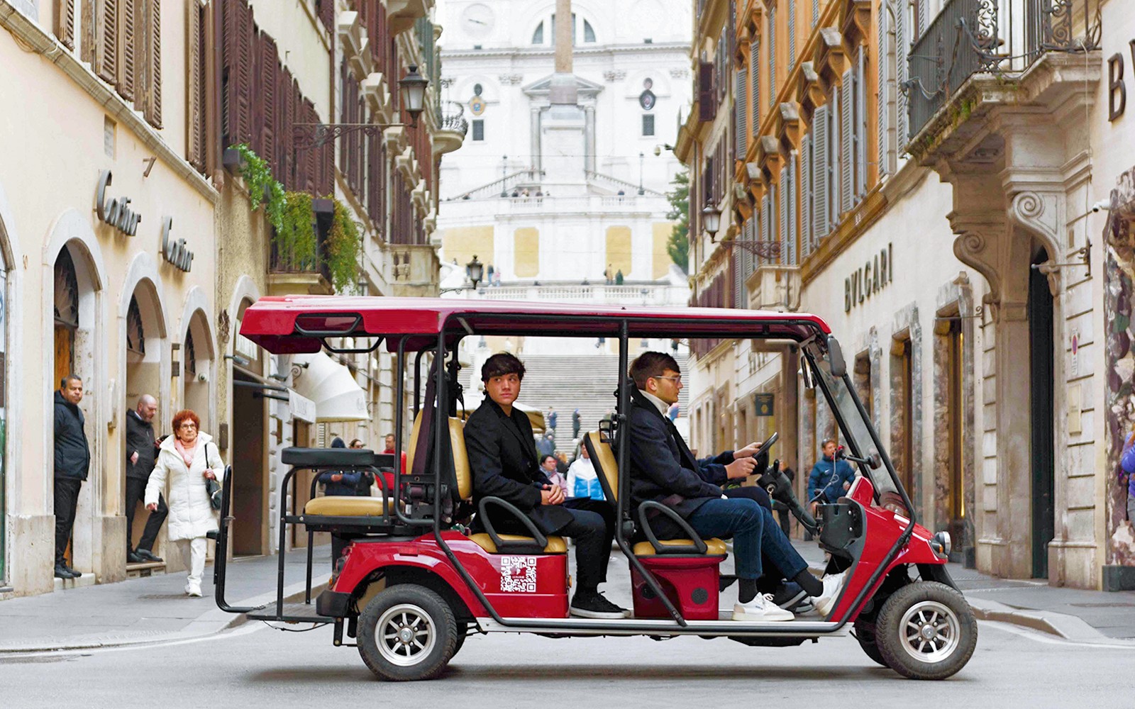 Golf Cart Tour: Express Highlights of Rome - 1.5 hr