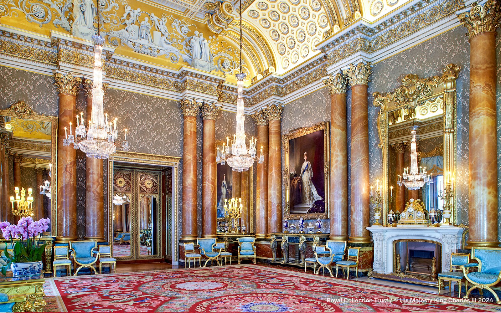 Buckingham Palace State Rooms Ticket with Royal Walking tour