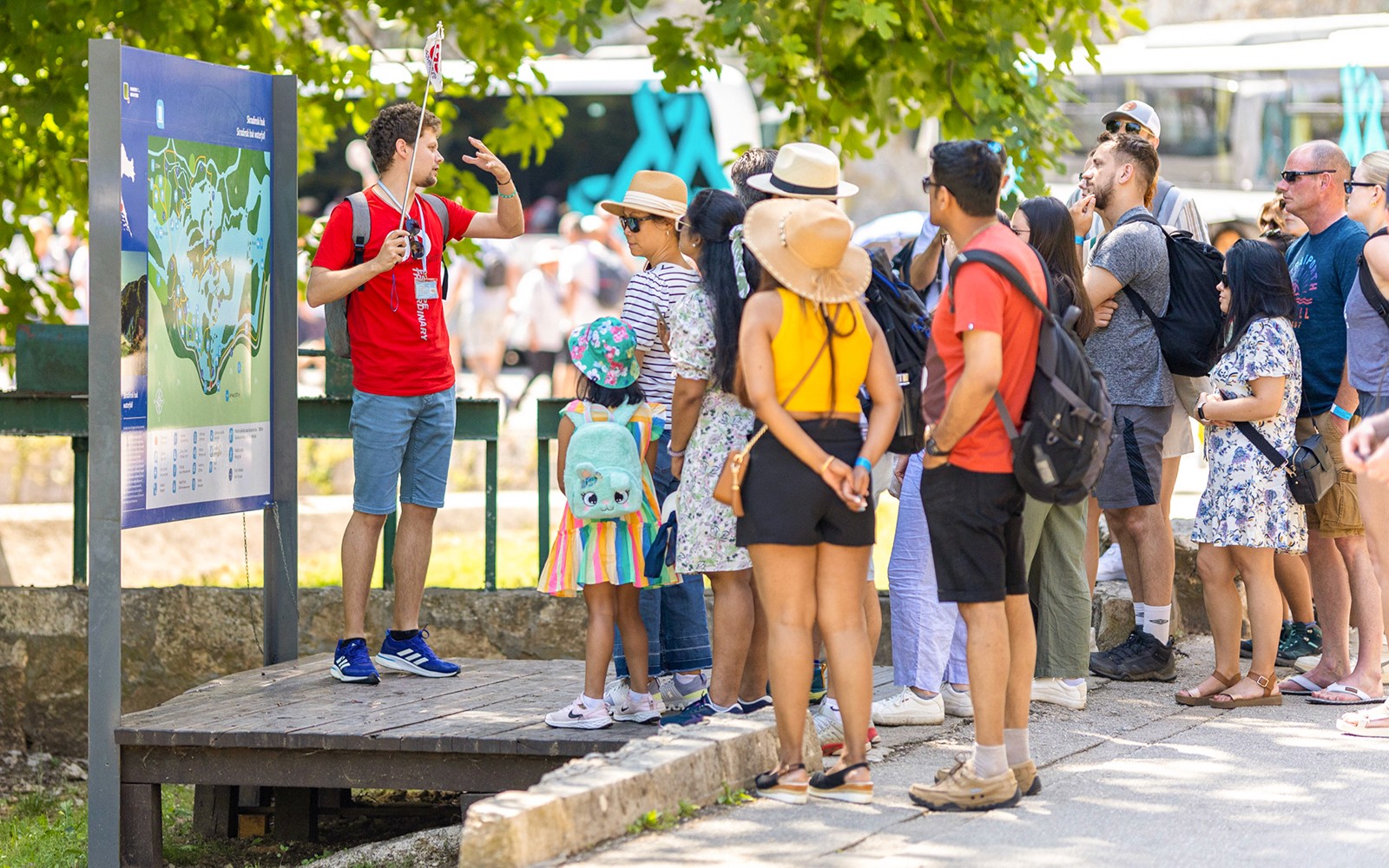 From Split: Full-Day Trip to Krka National Park with Boat Ride & Swimming without Entry Tickets