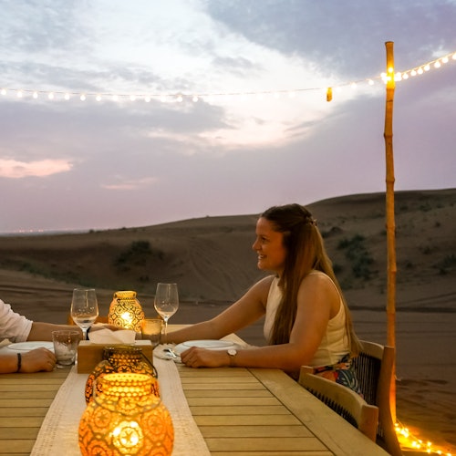 Dune Buggy & Private Dinner in the Dunes in Mleiha National Park