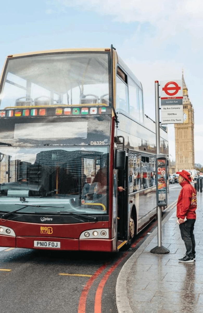 Big Bus: London Hop-on-Hop-off Bus Tour with Optional Thames River Cruise & Evening Tour — portrait