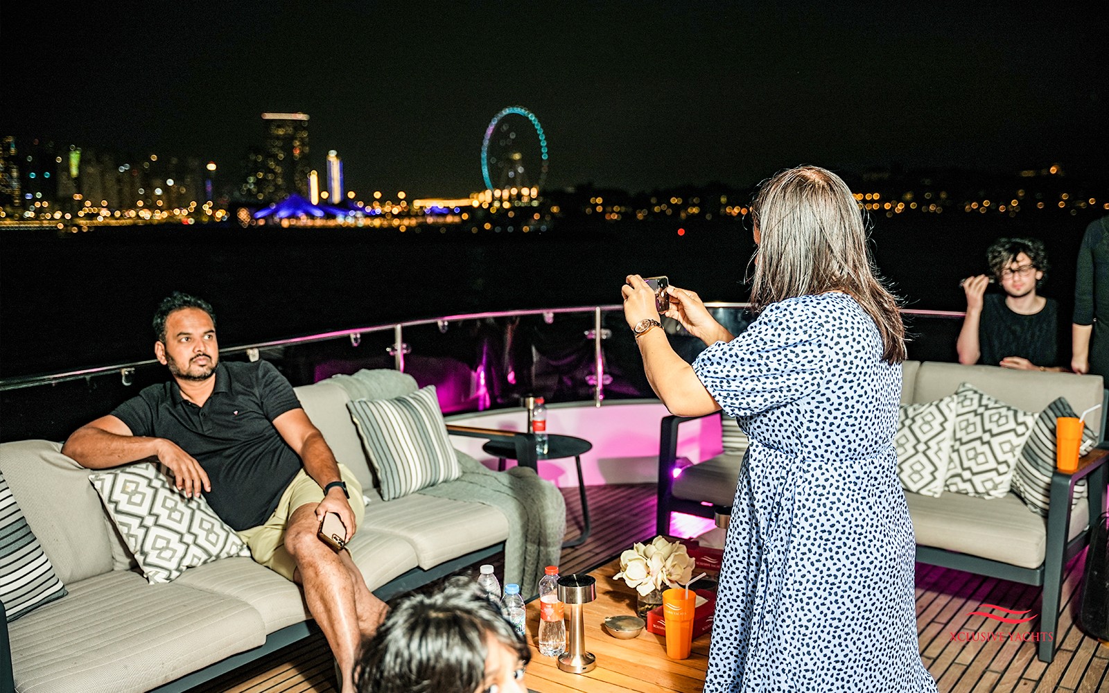 From Dubai Harbour: 3-Hour Superyacht Tri-Deck Cruise with Dining, Open Bar & Live DJ — gallery 2