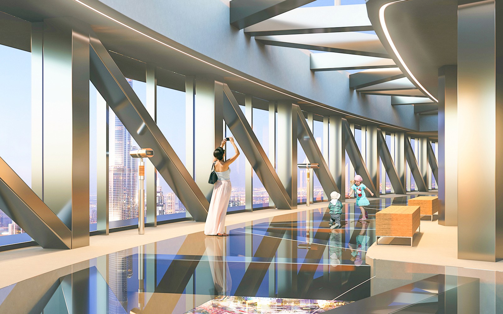 Combo: Burj Khalifa At The Top + Sky Views Tickets