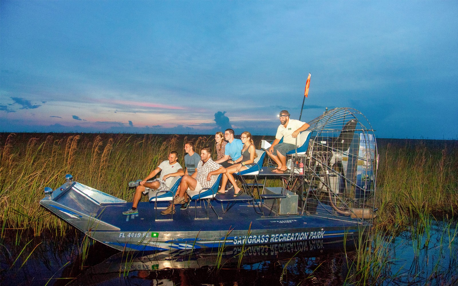 Miami: Sawgrass Recreation Park Airboat Tour at Night — gallery 1