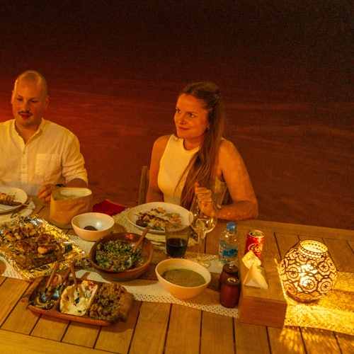 Dune Buggy & Private Dinner in the Dunes in Mleiha National Park