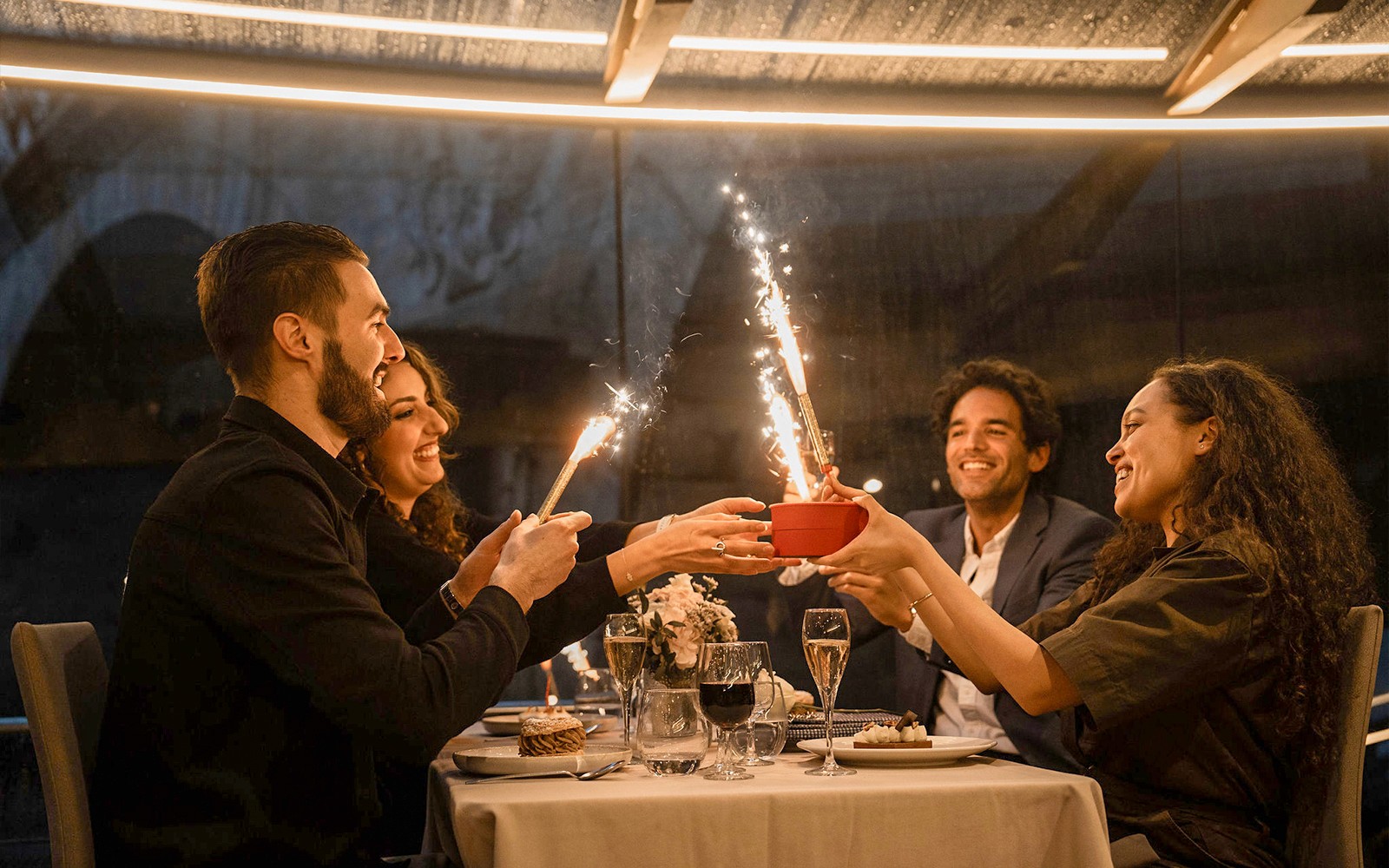 Bateaux Mouches® Seine River Dinner Cruise with Live Music & French Menu