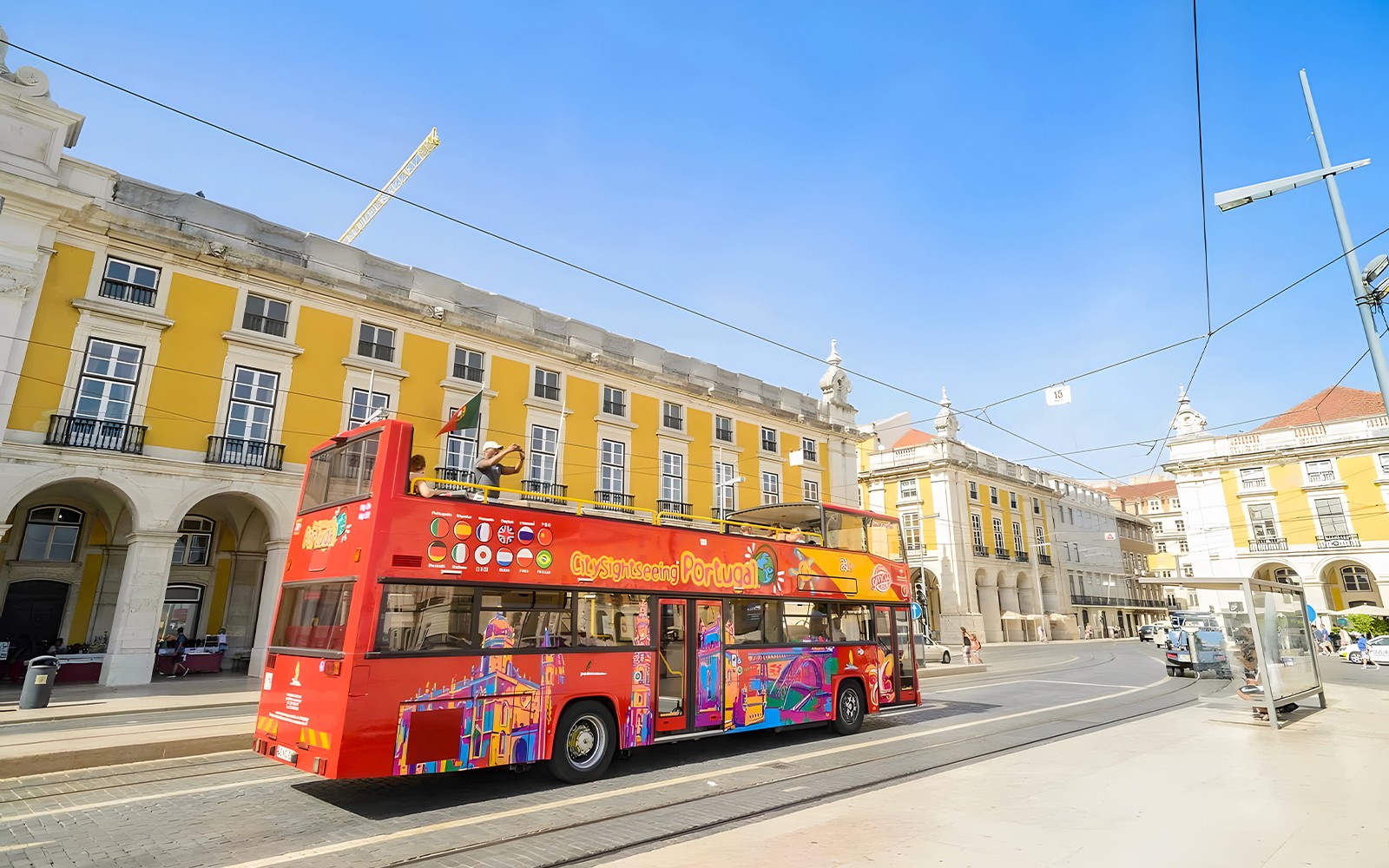 City Sightseeing: Lisbon Hop-on Hop-off Bus Tour with Optional Boat Tour
