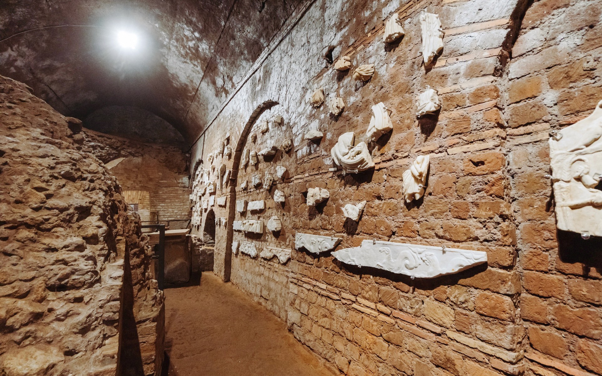 Catacombs of St. Sebastian Guided Tour with Aqueducts & Appian Way