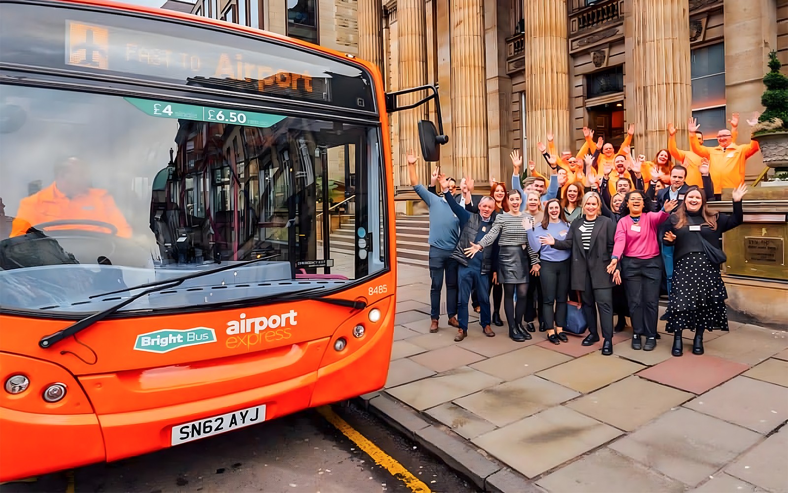 Bus Transfer: Edinburgh Airport to/from Edinburgh City Center by Bright Bus โ landscape