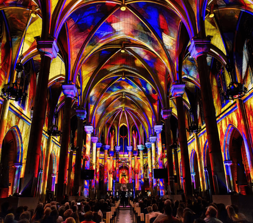 Basilica Notre-Dame of Nice: Immersive Sound and Light Show - LUMINISCENCE