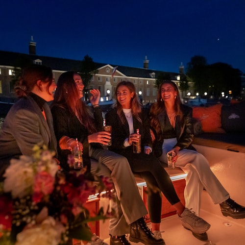 Amsterdam: Flagship Evening Open Boat Cruise