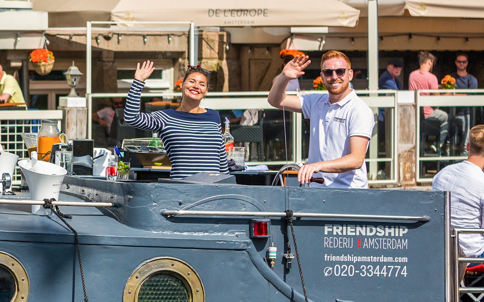 Amsterdam: 1-Hour Luxury Electric Boat Canal Cruise with Onboard Bar — gallery 3
