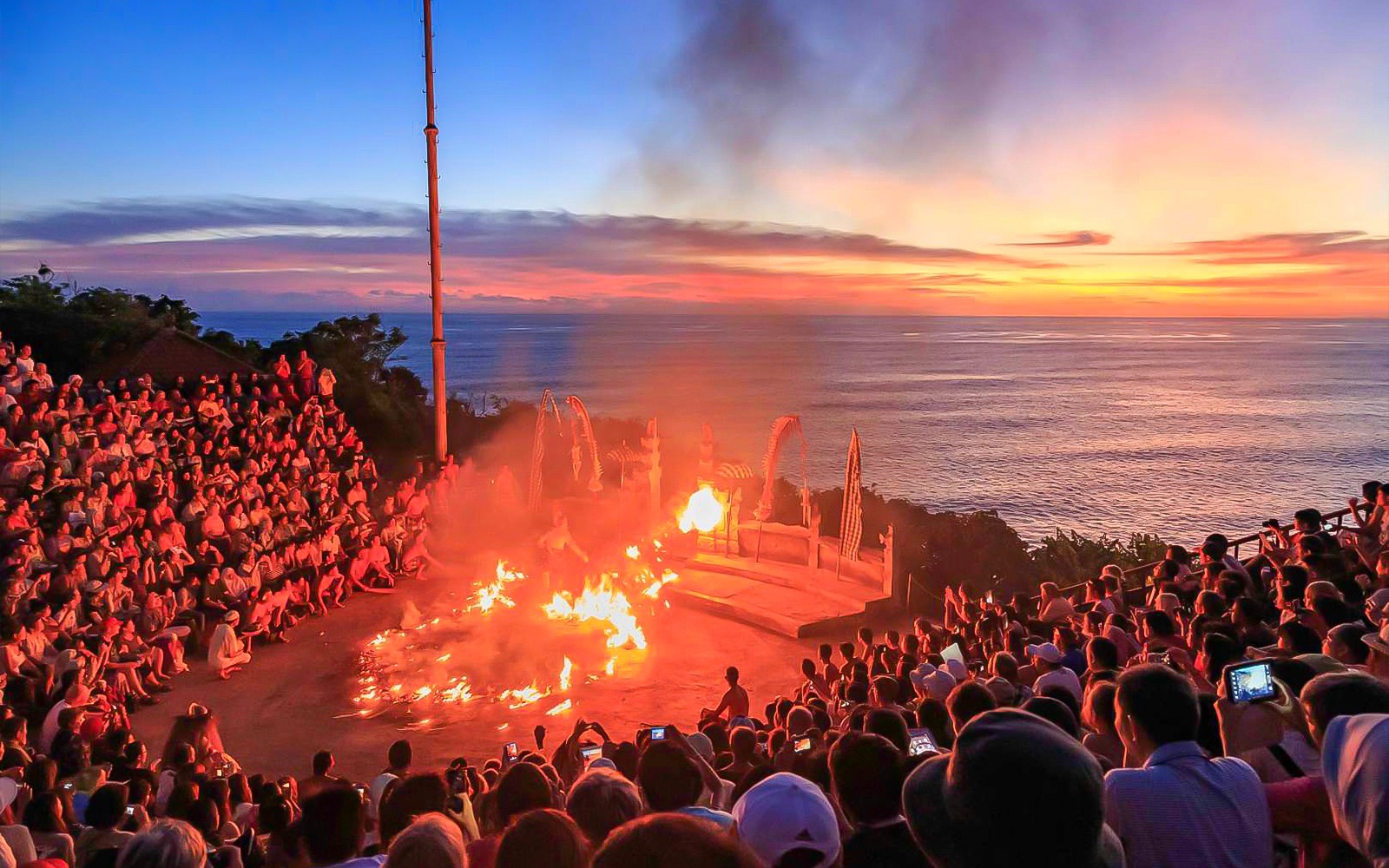 From Bali: Uluwatu Temple Sunset Tour with Kecak & Fire Dance Show