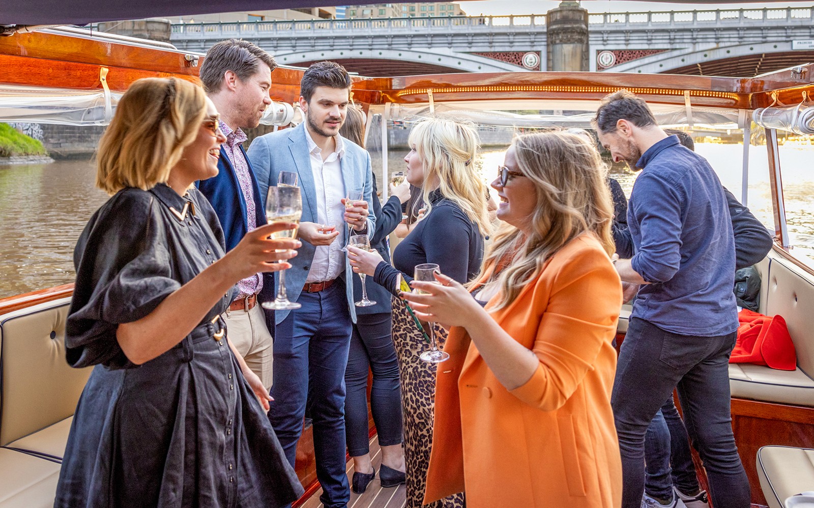 1.5-Hour Small-Group Sunset Sightseeing Cruise on Yarra River