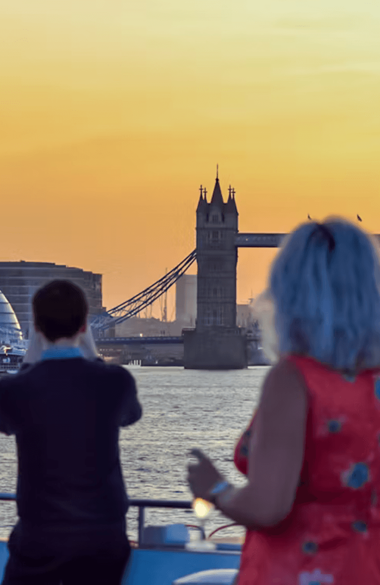 Thames River Evening Cruise with Sunset Views, Sparking Wine & Canapés — portrait