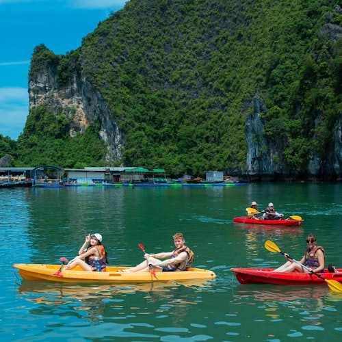 Ha Long Bay: 5-Star Premium Cruise + Buffet & Sunset Party + Optional Transfer — gallery 3