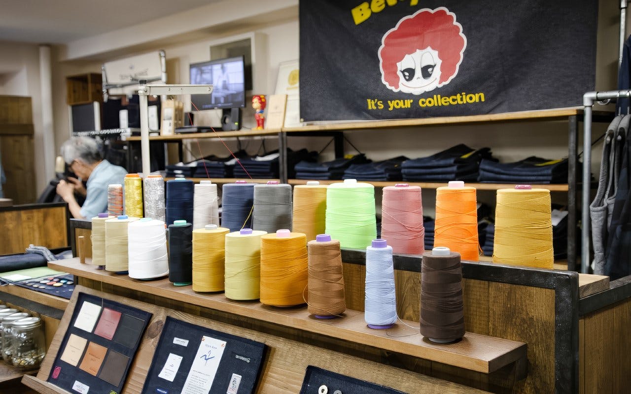 Betty Smith Jeans-Making Experience in Tokyo