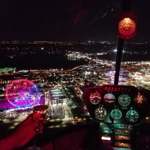Orlando: 23-Mile Private Helicopter After-Hours Tour over Orlando Eye