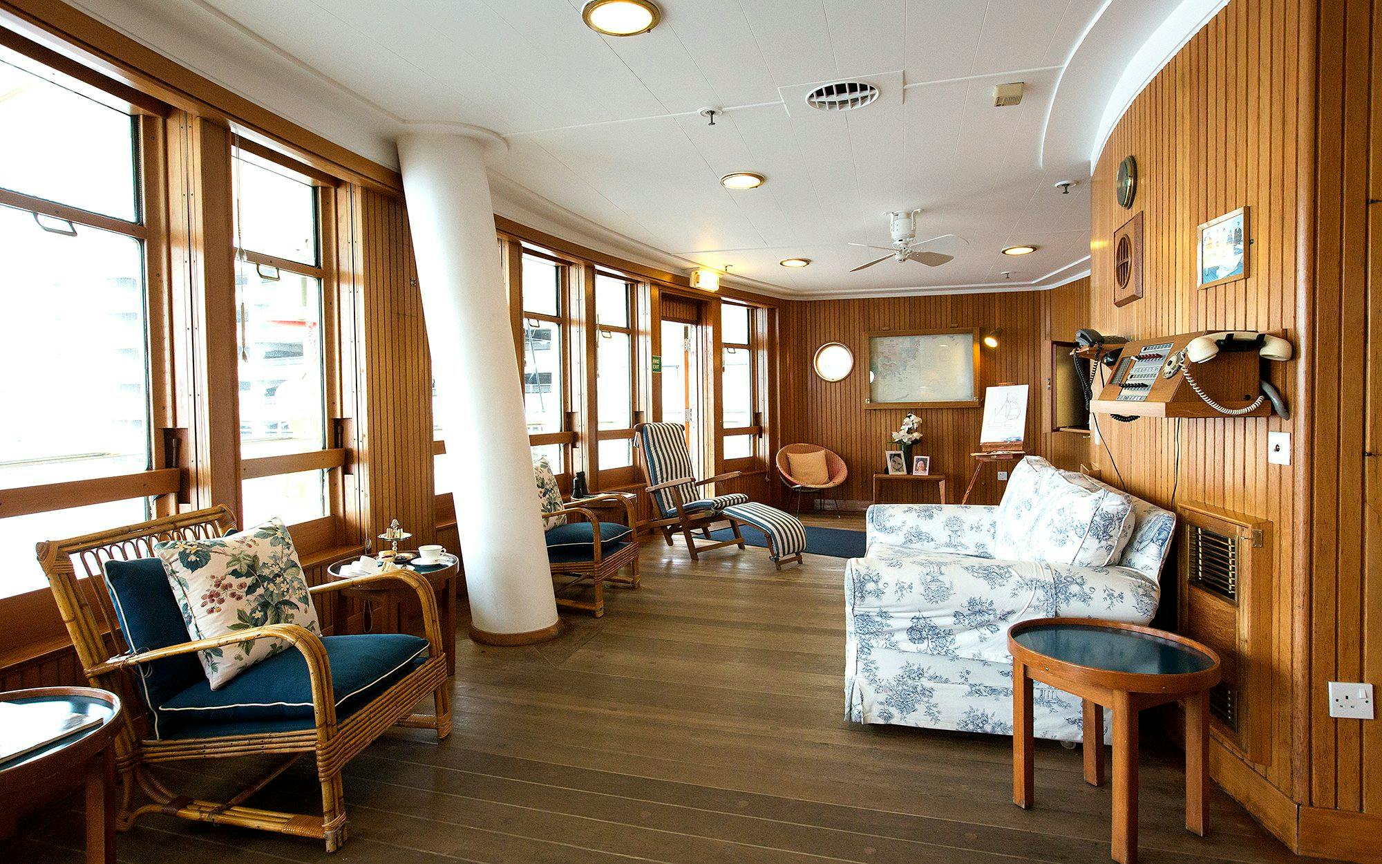 The Royal Yacht Britannia Tickets with Audio Guide visitor view at The Royal Yacht Britannia