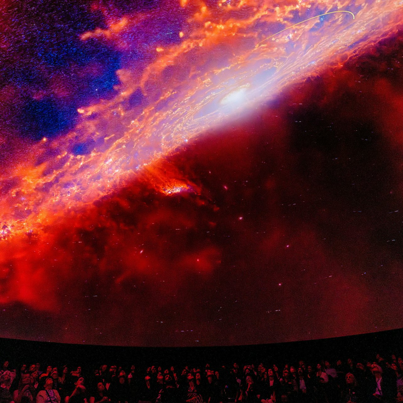 American Museum of Natural History (AMNH): The Rose Center For Earth and Space visitor view at Frederick Phineas and Sandra Priest Rose Center for Earth and Space