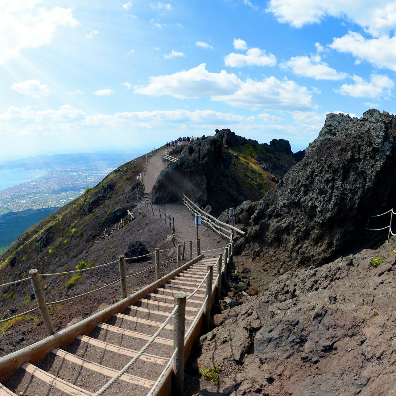 Mount Vesuvius: Transport Only from Ercolano by Vesuvio Express