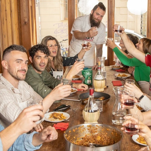 Florence: Tagliatelle, Ravioli & Tiramisu Cooking Class + Unlimited Wine — gallery 1