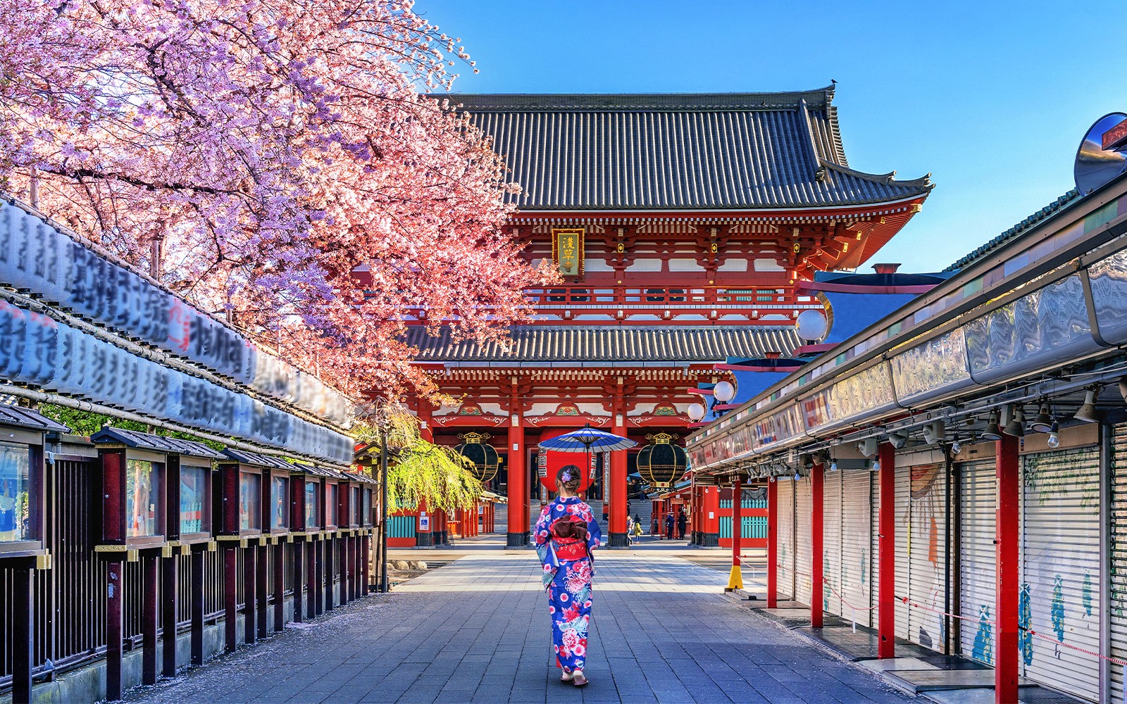 Kimono and Yukata Rental Near Asakusa Sensoji Temple with Optional Hair Styling