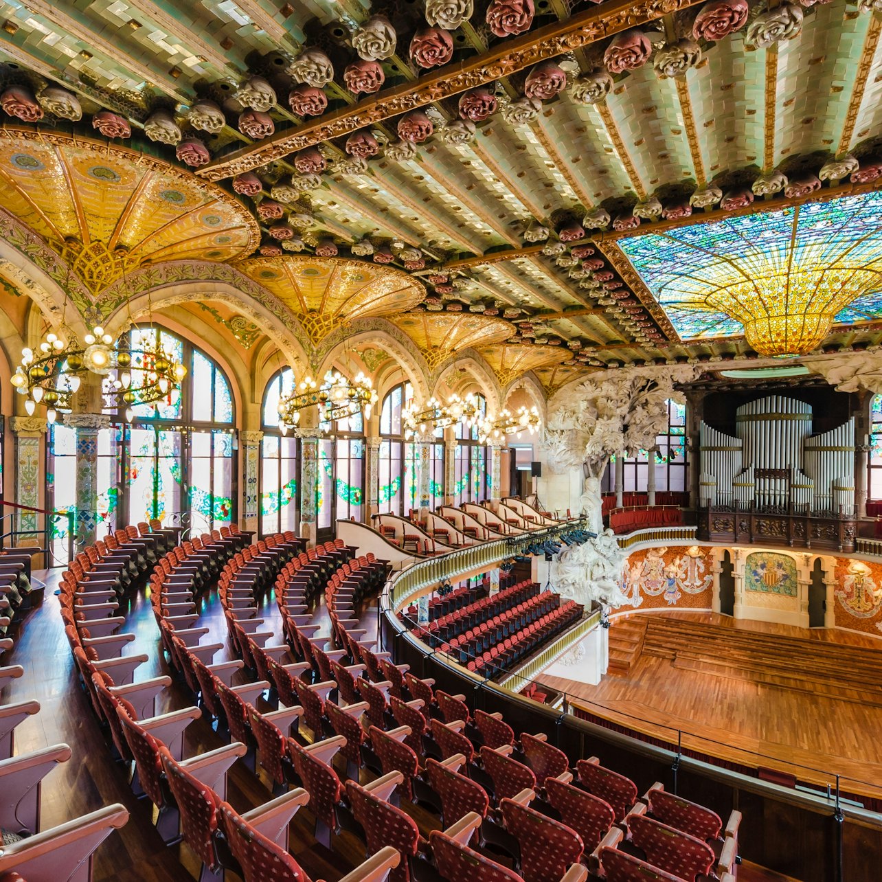 Palau de la Música Catalana: Structure and Planning Guided Tour