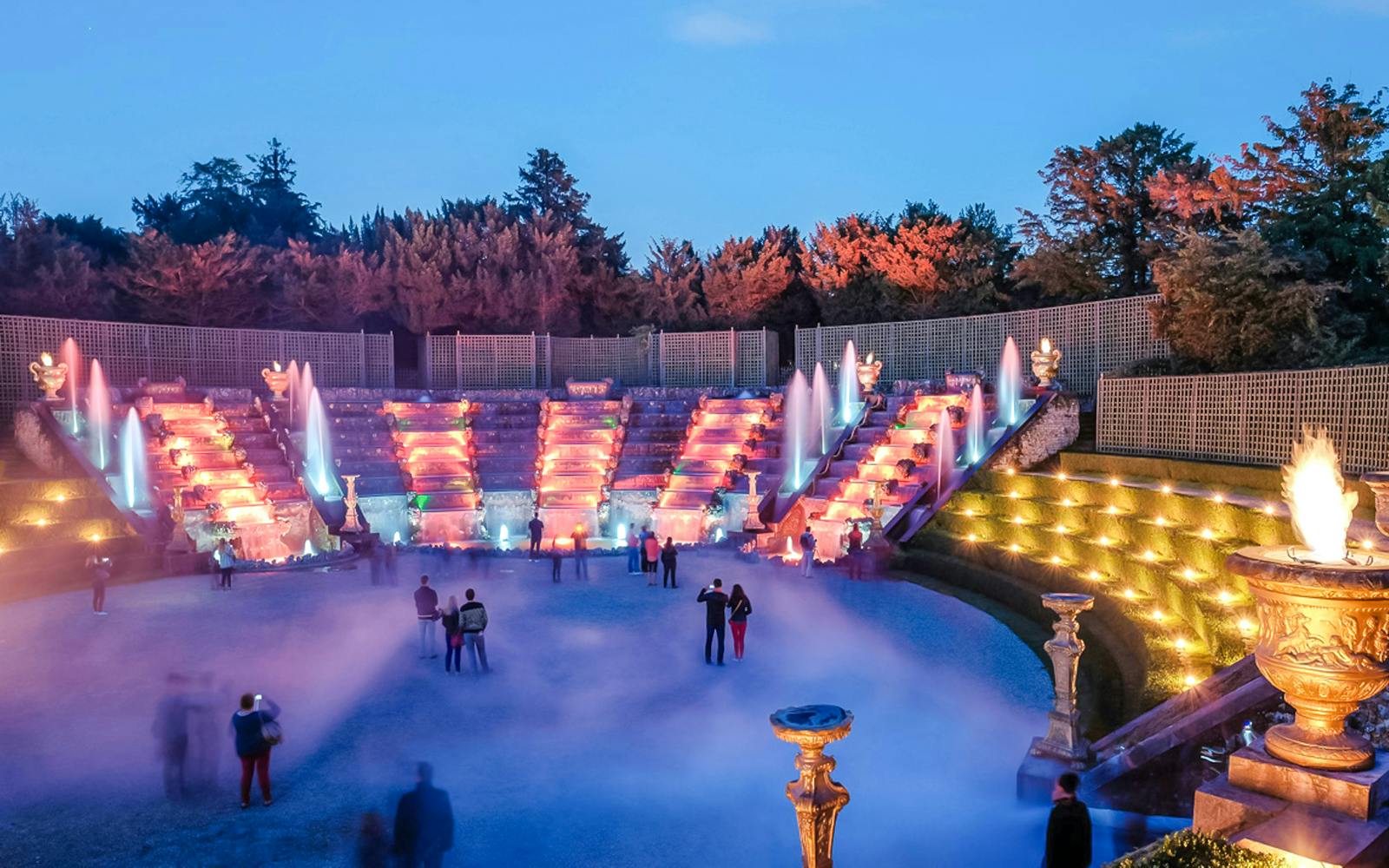 Versailles Night Fountains Show from Paris