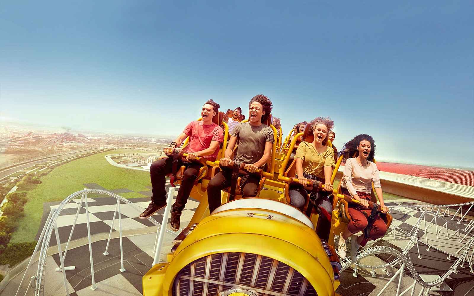 Ferrari World Abu Dhabi Driving Experiences with Free Photos & Videos