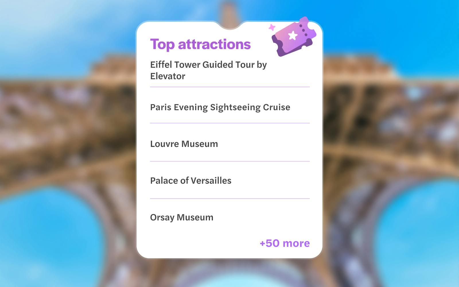 Headout Pass Paris: Save up to 40% at All Top Attractions visitor view