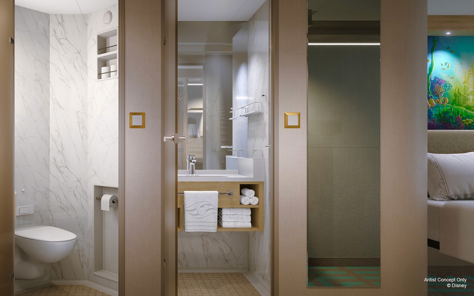 3 or 4-Night Disney Adventure Cruise: Inside Staterooms