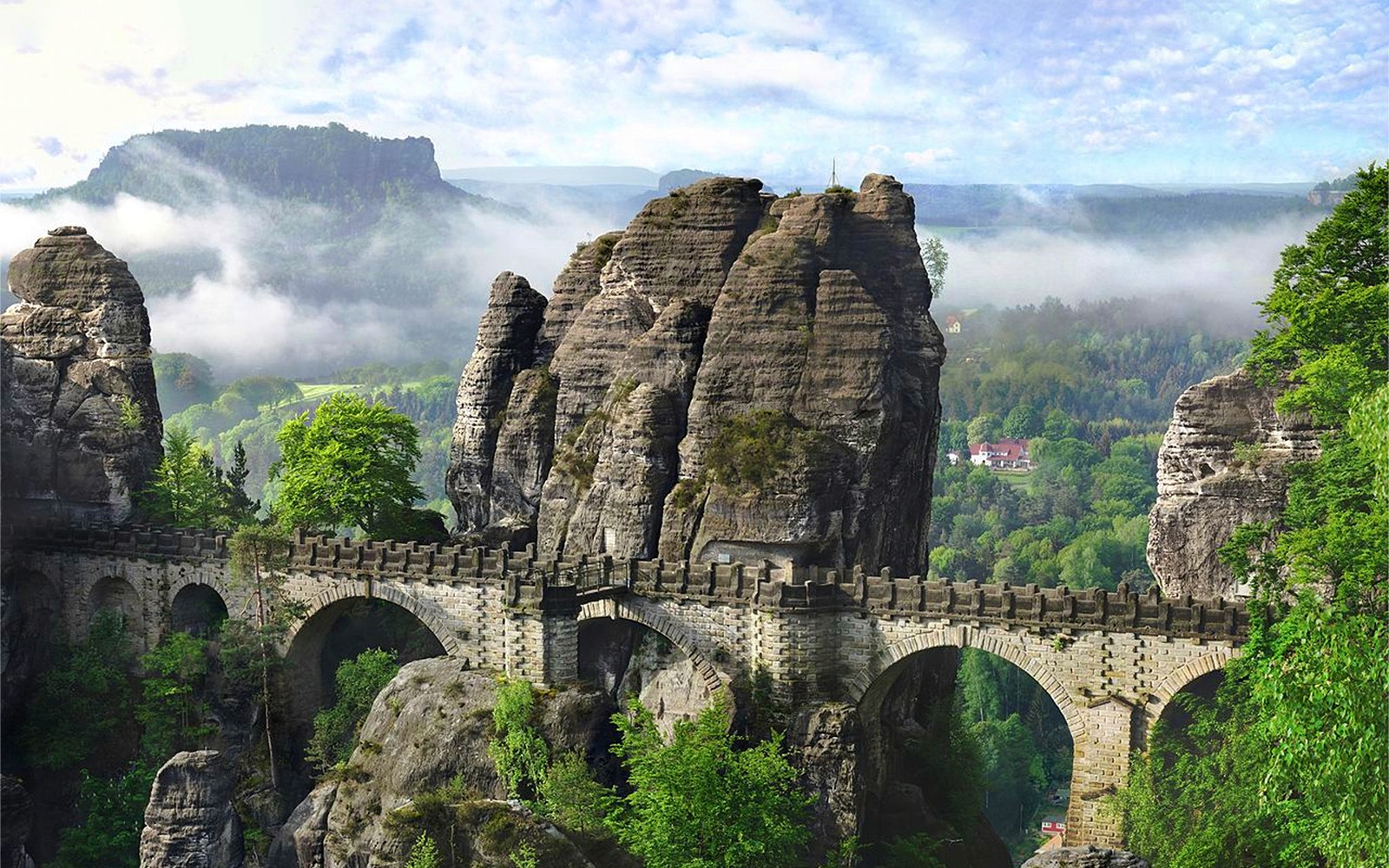 From Prague: Bastei Bridge & Tisa Walls Labyrinth Day Trip — gallery 1