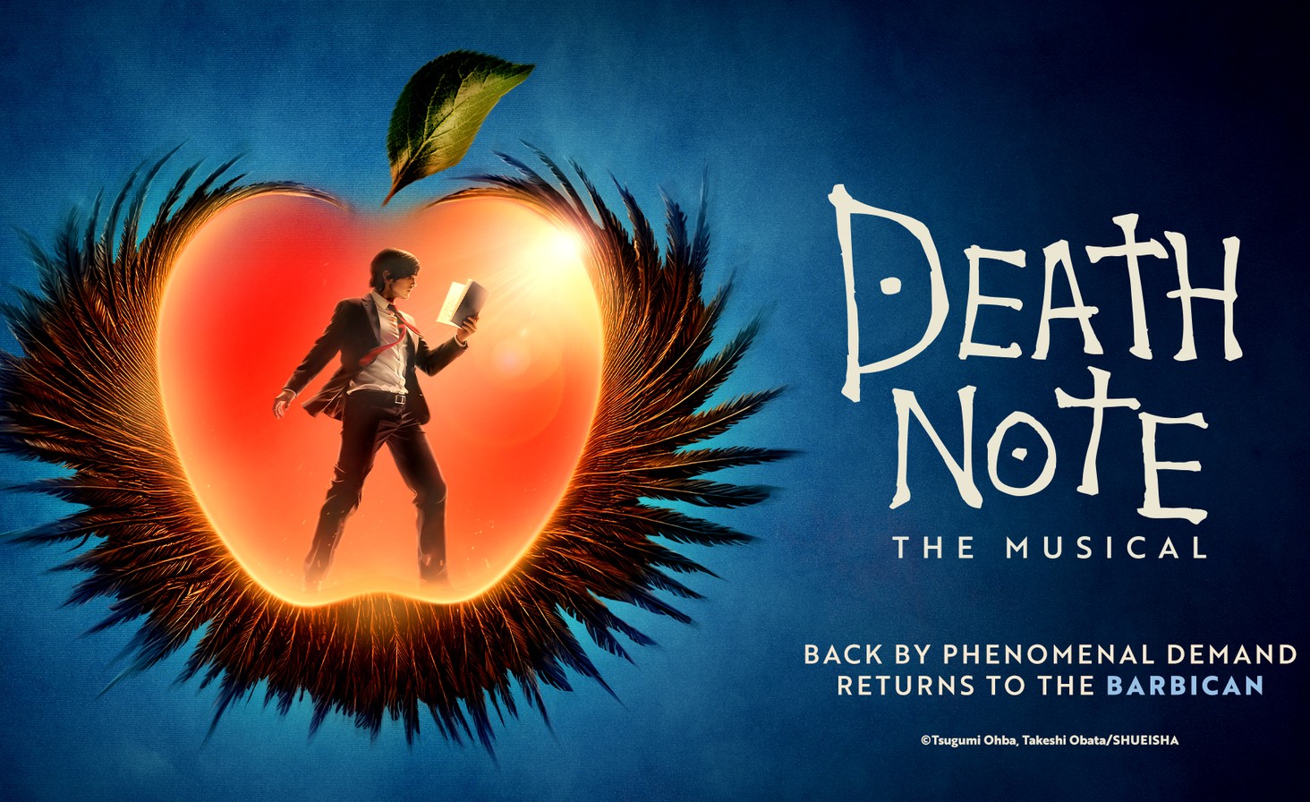 Death Note The Musical key art, back by phenomenal demand at the Barbican