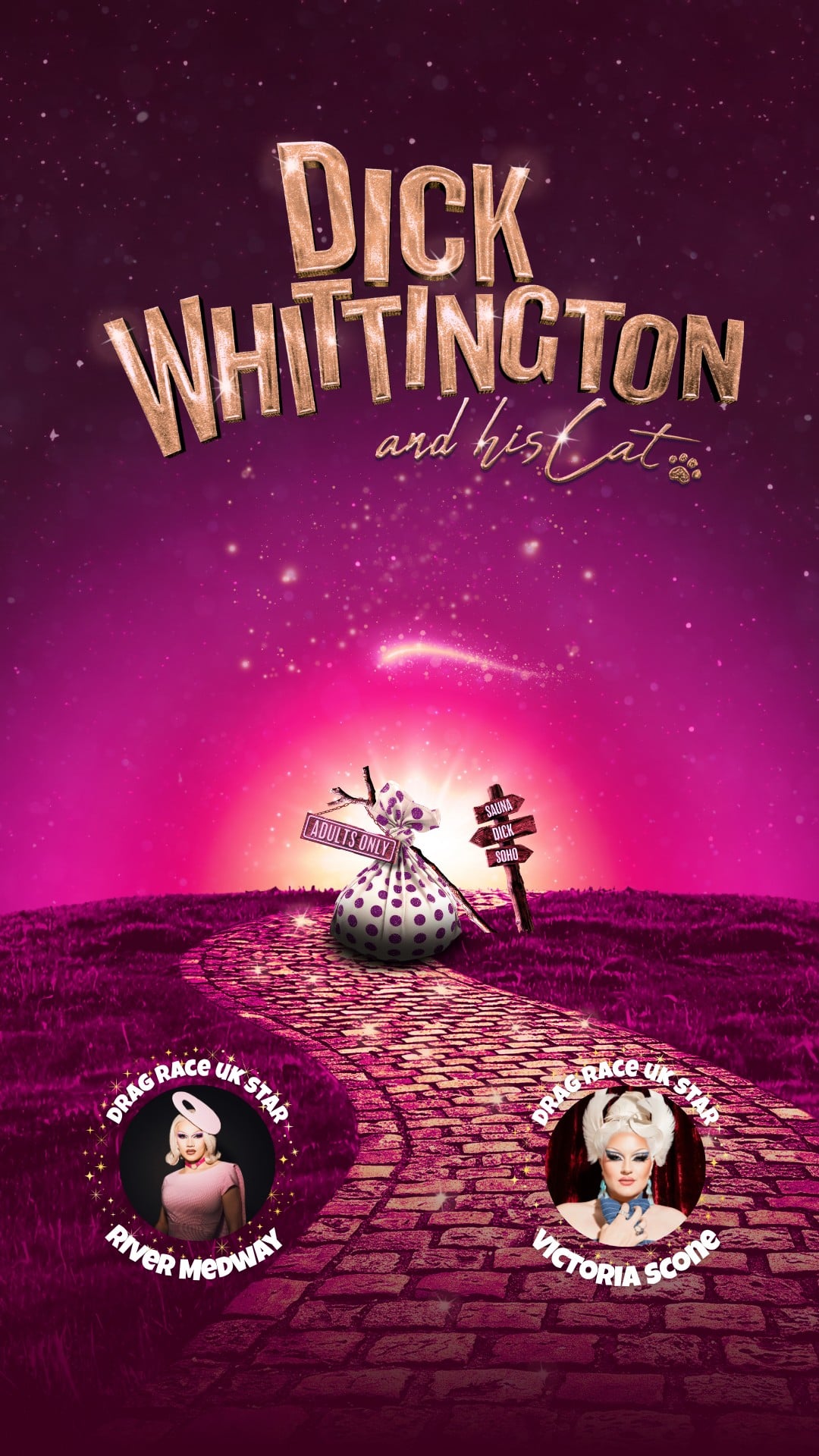 Dick Whittington Adult Panto visitor view at King's Head Theatre