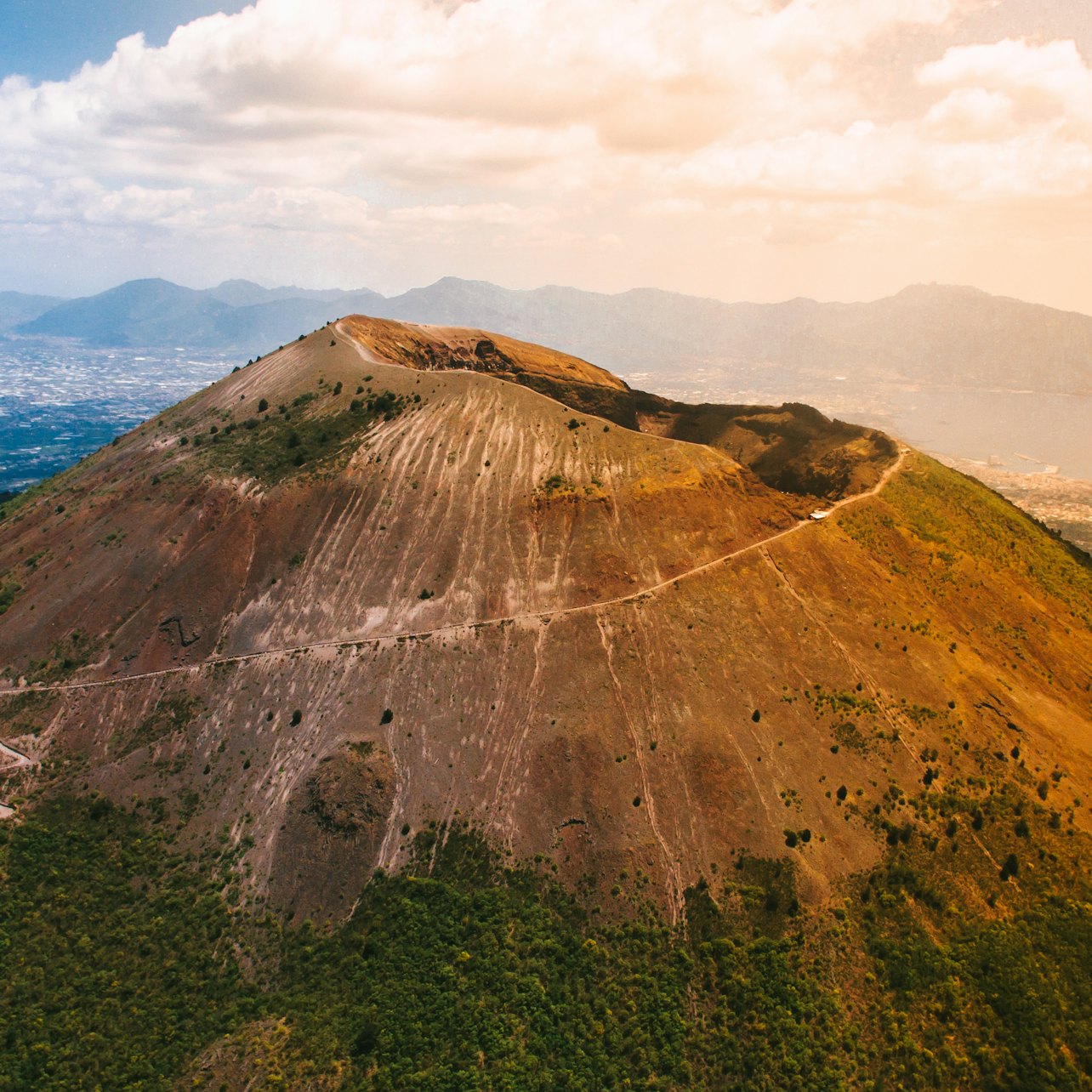 Mount Vesuvius: Transport Only from Ercolano by Vesuvio Express