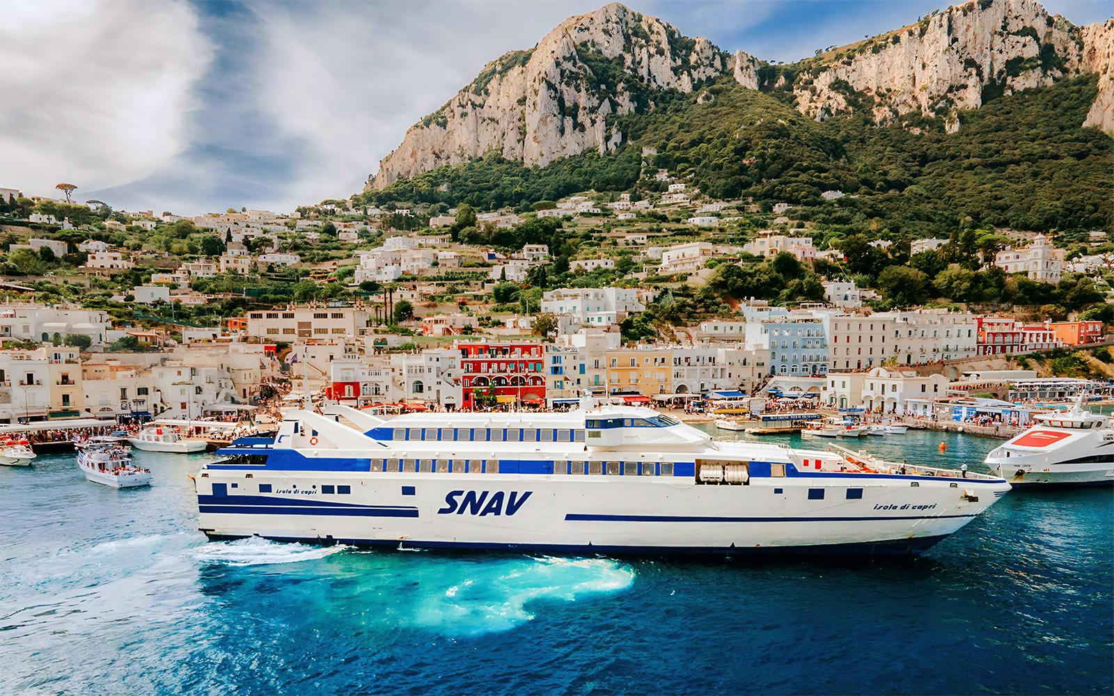 SNAV Ferry Tickets: Naples to/from Capri